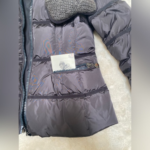 ✨ MONCLER Vis Giubotto puffer down jacket with knit wool collar - Picture 4 of 15